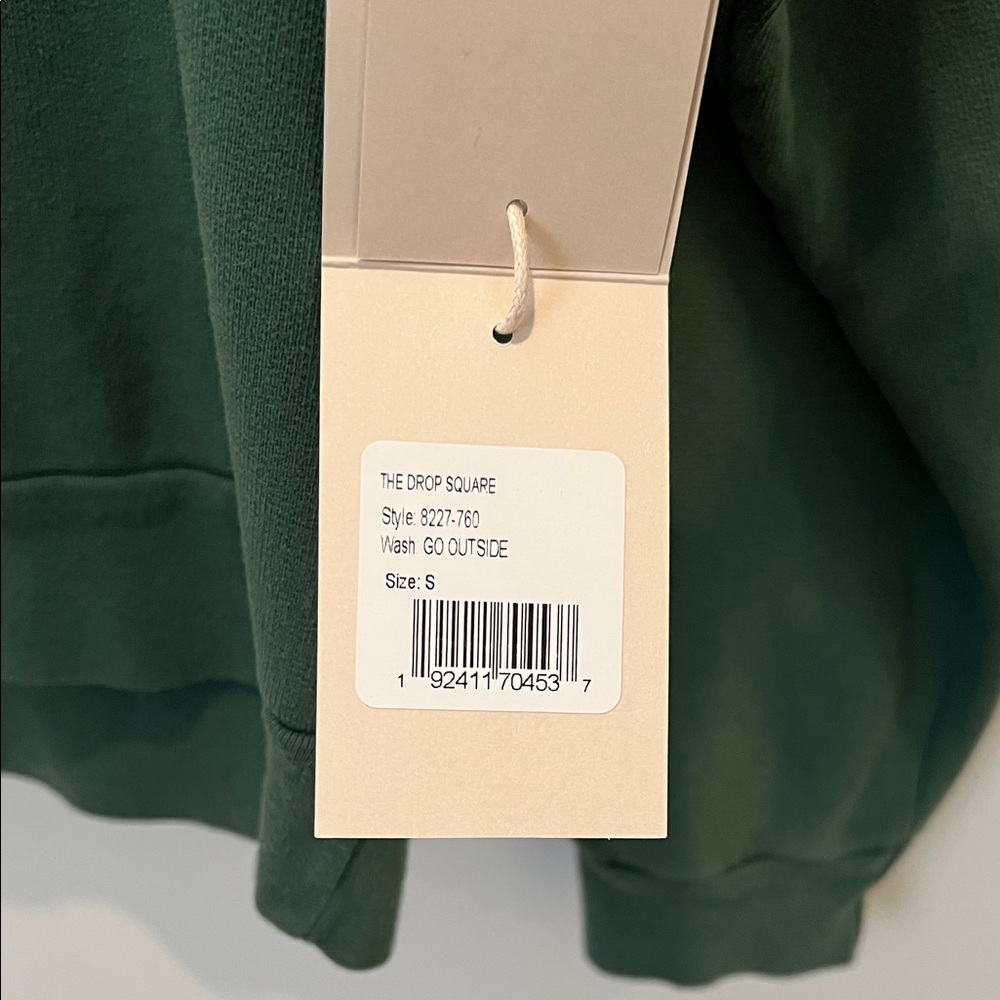 NWT MOTHER Green Graphic Crewneck Sweatshirt – S - Picture 3 of 5